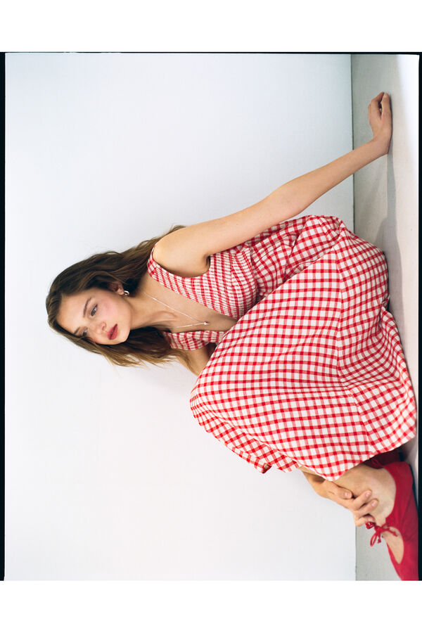 High Spirits Vestido Clover vermelho