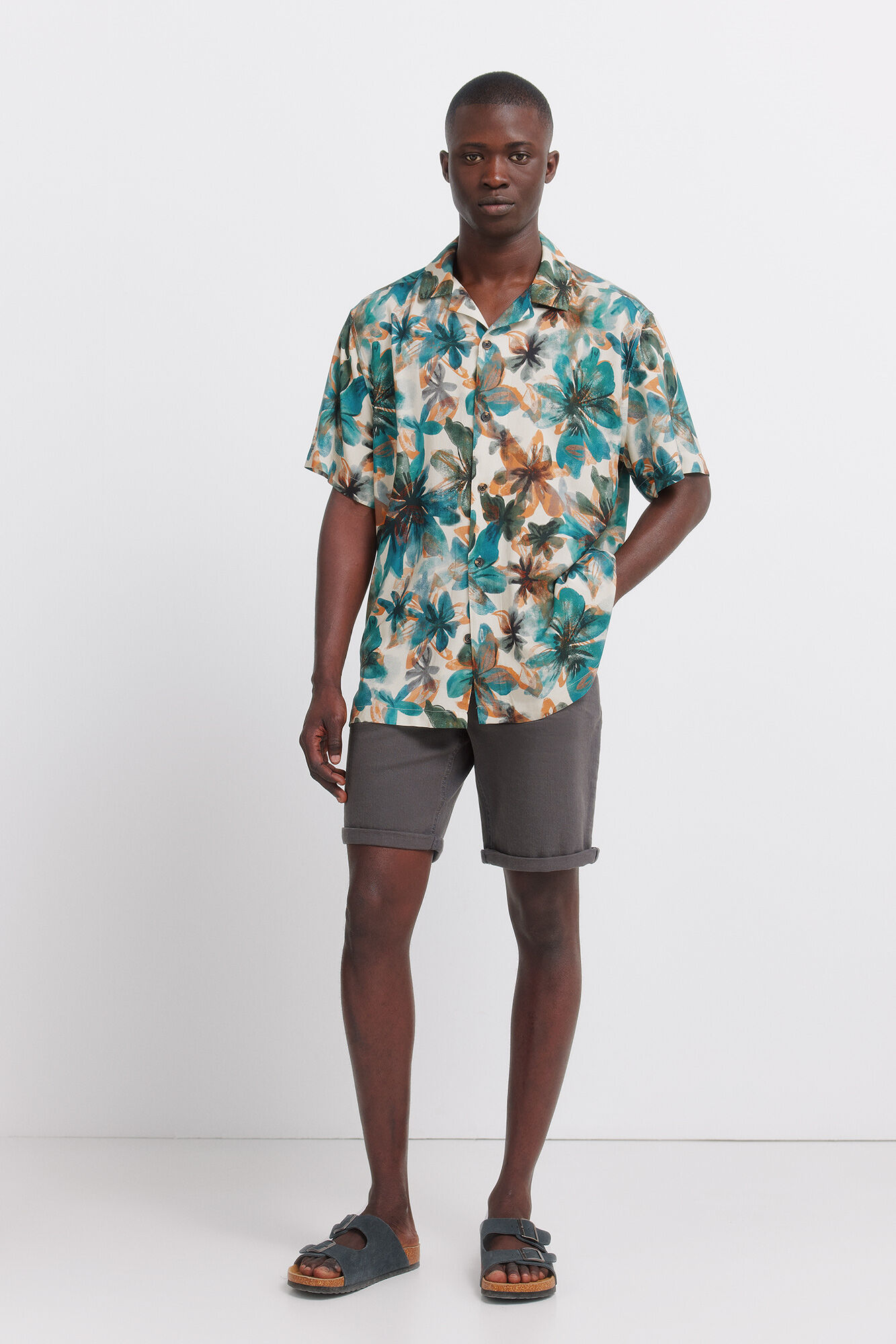 Springfield Bermudas 5 bolsos lavada slim fit