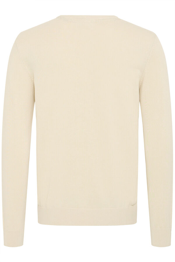 Blend Camisola de gola redonda bege