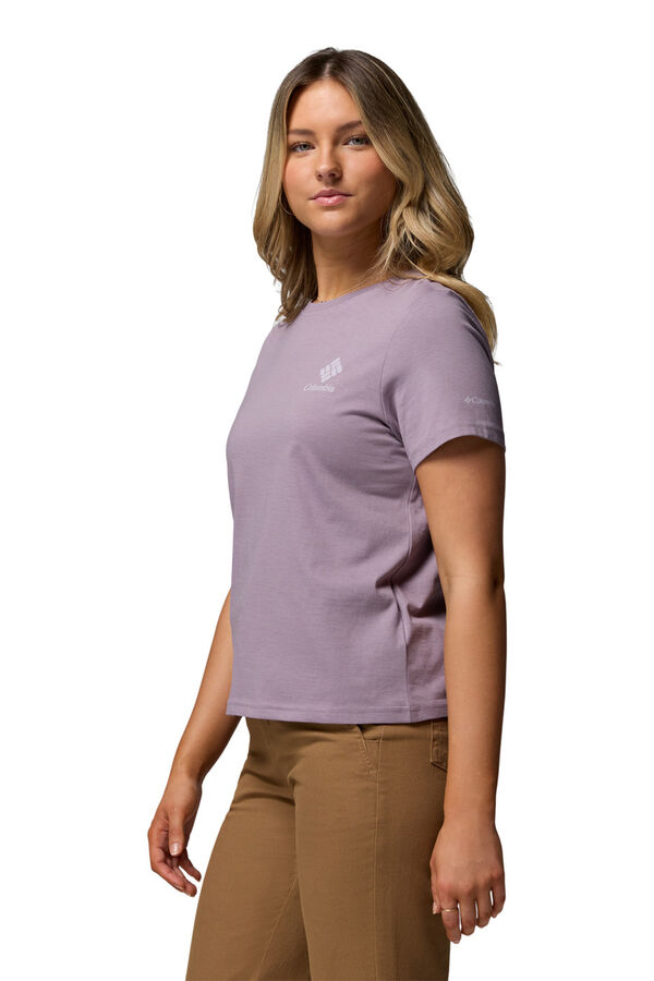 Columbia Camiseta con estampado Rolling Bend&trade; morado/lila