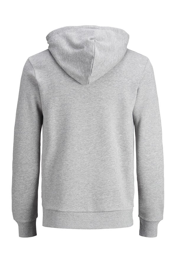 Jack & Jones Sweatshirt logo capuz cinzento