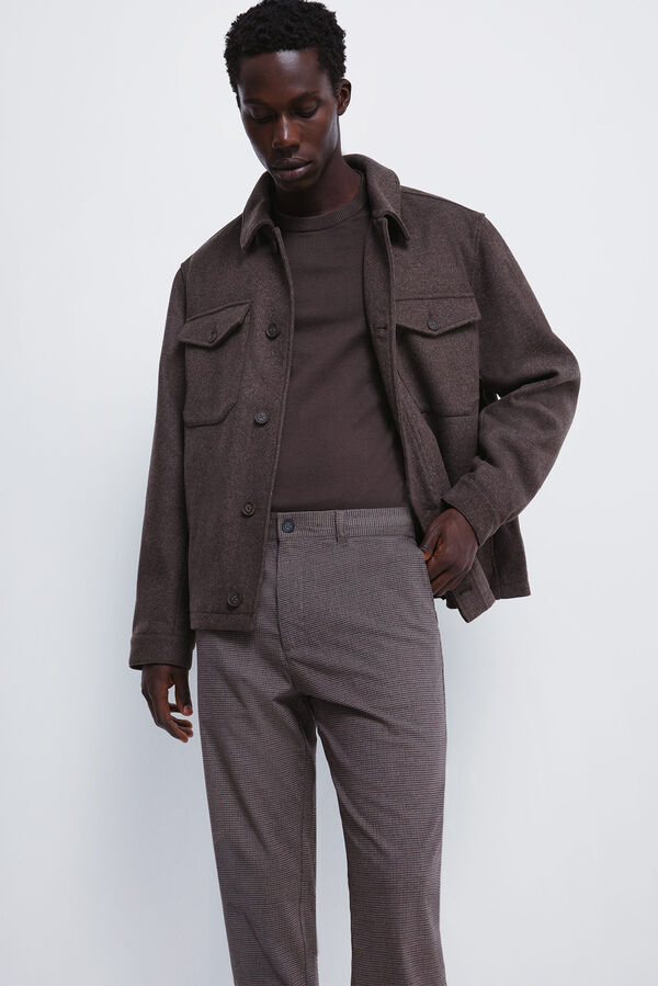 Springfield Calça estruturadas e slim fit cru