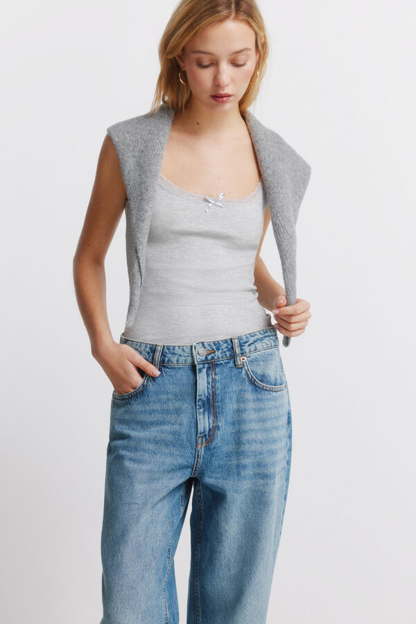 Springfield Cal&ccedil;as jeans largas azul