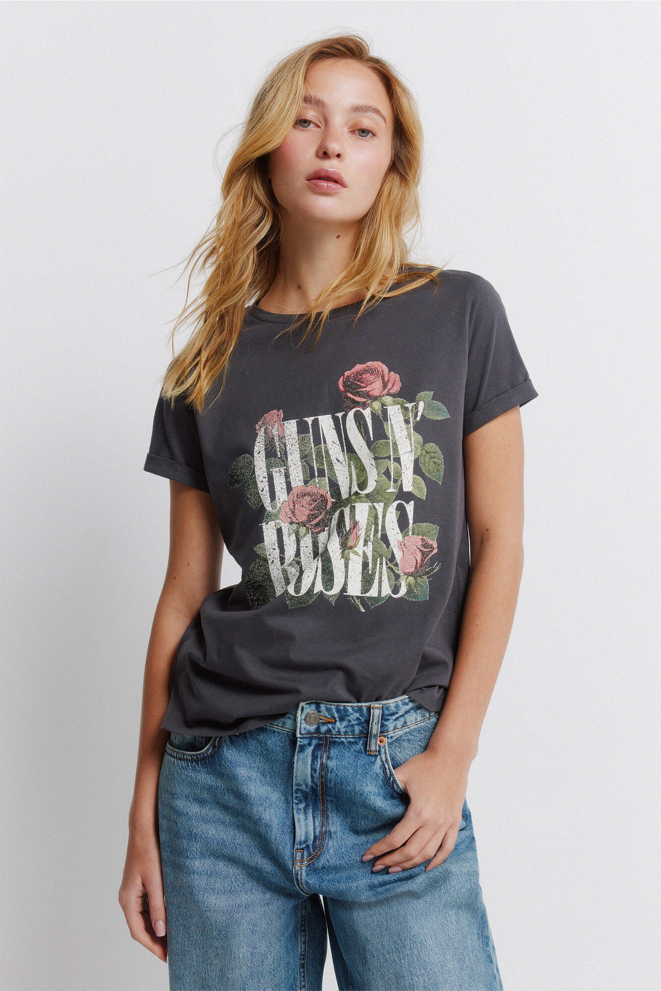 Springfield T-shirt manga curta