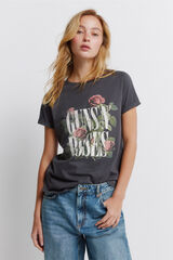 Springfield T-shirt manga curta cinzento