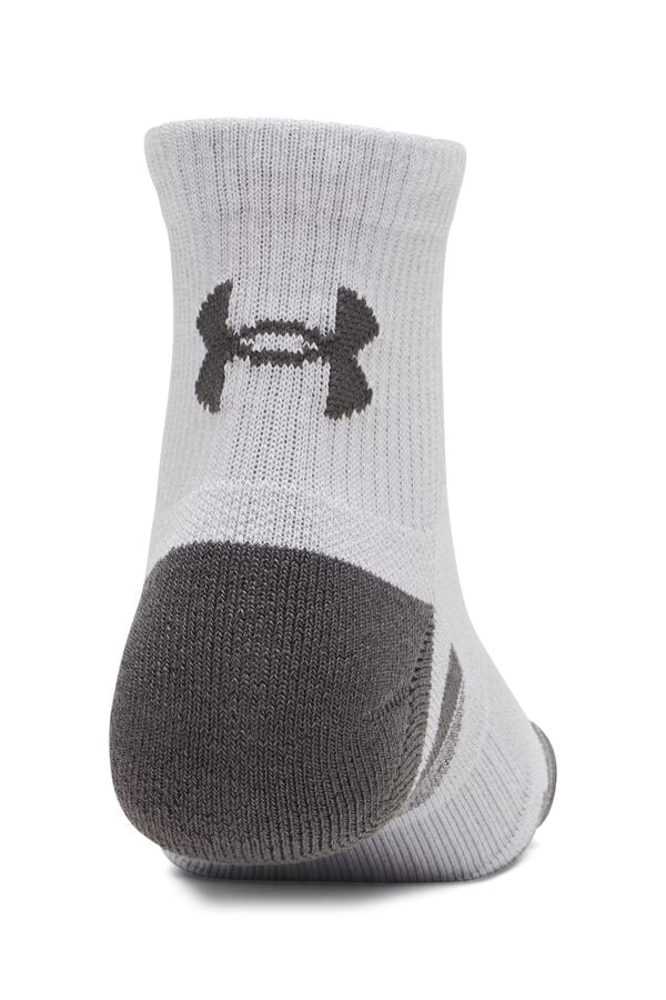 Under Armour Pack de 3 meias soquete branco