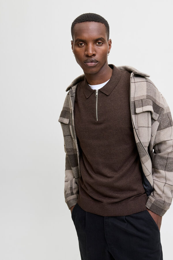 Jack & Jones Camisola de ajuste regular cinzento