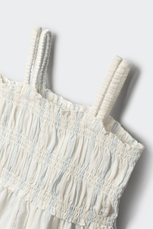 Springfield Kids Top de al&ccedil;as em crochet para menina bege