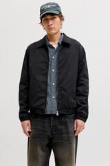 Jack & Jones jaqueta curta b&aacute;sica preto