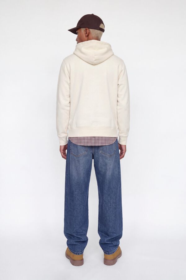 Jack & Jones Sweatshirt relaxed com capuz branco