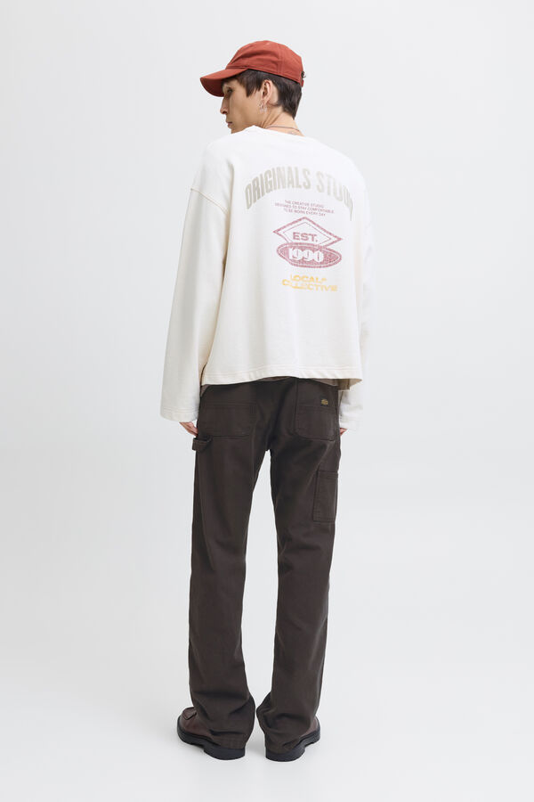 Jack & Jones Pantalón denim cargo negro