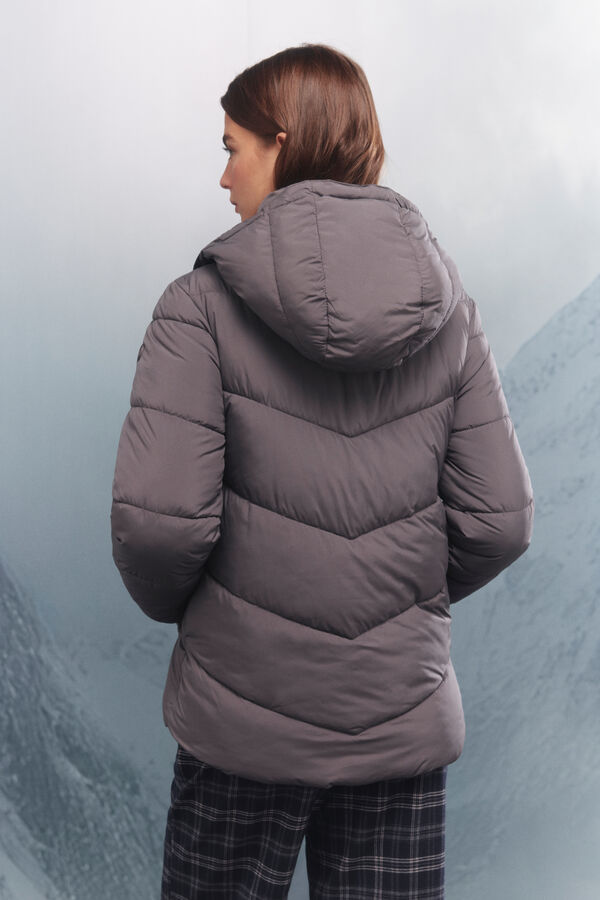 Springfield Casaco acolchoada Sorona Aura cinzento