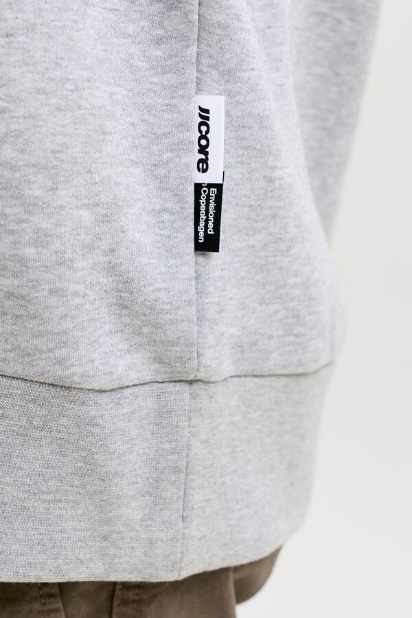 Jack & Jones Sweatshirt relaxed estampada cinzento
