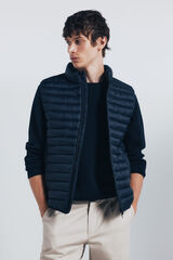 Springfield Colete acolchoado azul