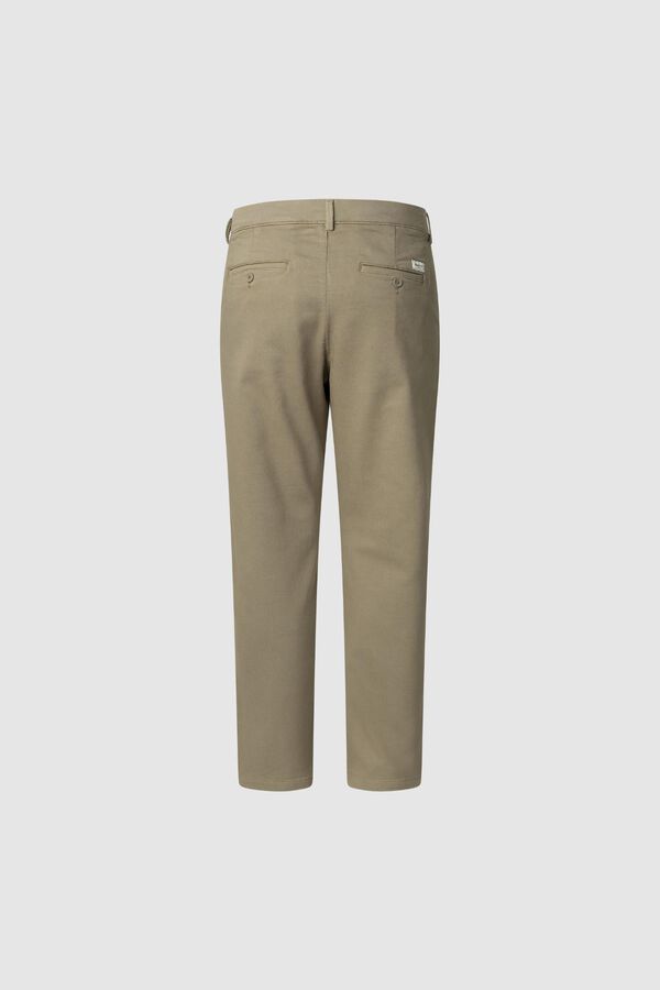 Pepe Jeans Calças Chino Fit Slim camel