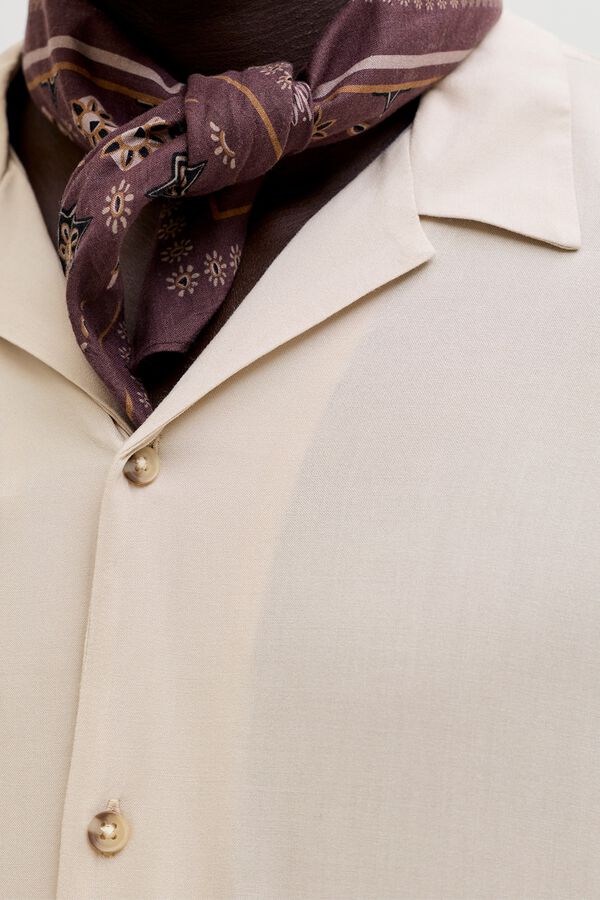 Jack & Jones Camisa relaxed fit em viscose cinzento