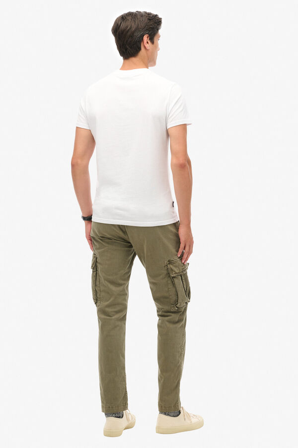 Superdry Calças cargo básica estampado