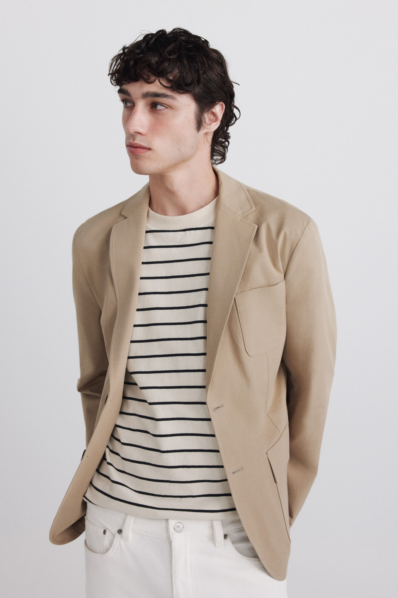 Springfield Blazer em algod&atilde;o