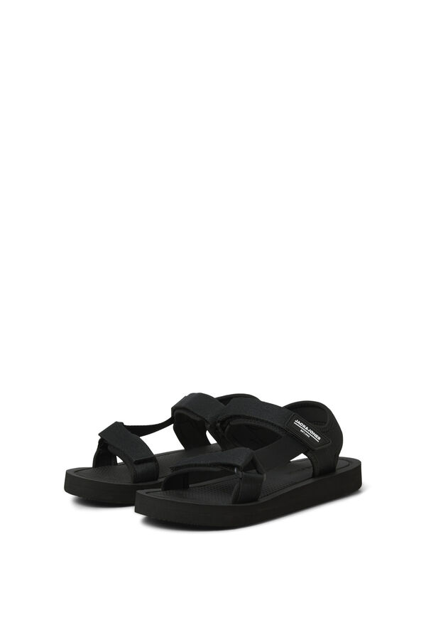 Jack & Jones Sand&aacute;lias de tiras com sola leve preto