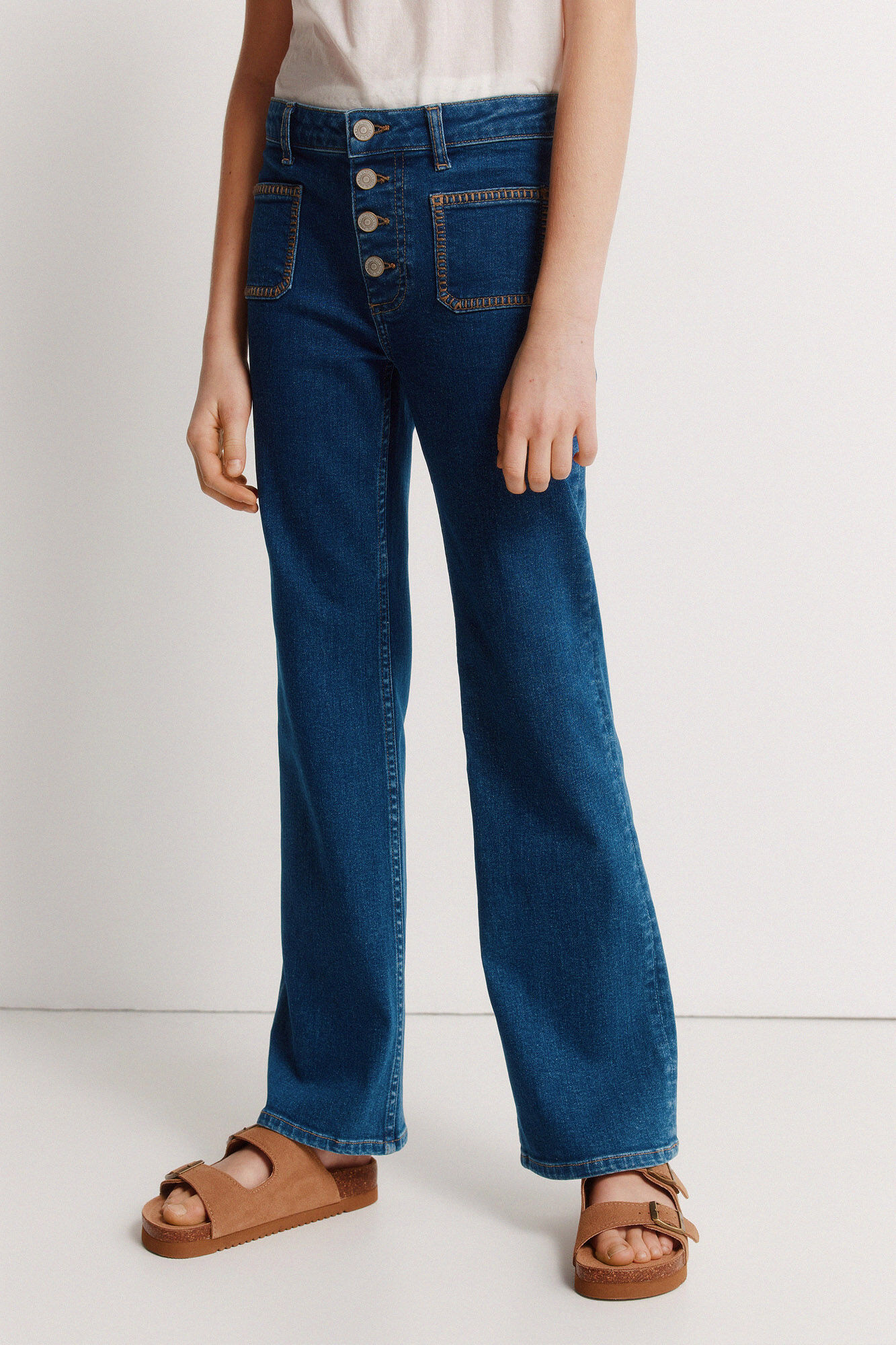 Springfield Kids Jeans bootcut para menina