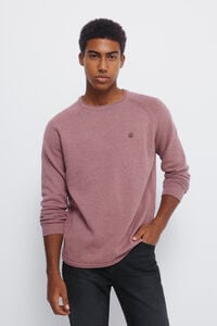 Springfield Camisola liso de gola alta