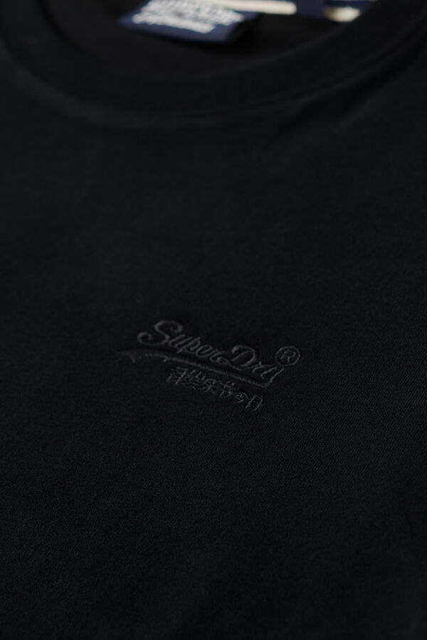 Springfield Organic cotton T-shirt with Essential logo black