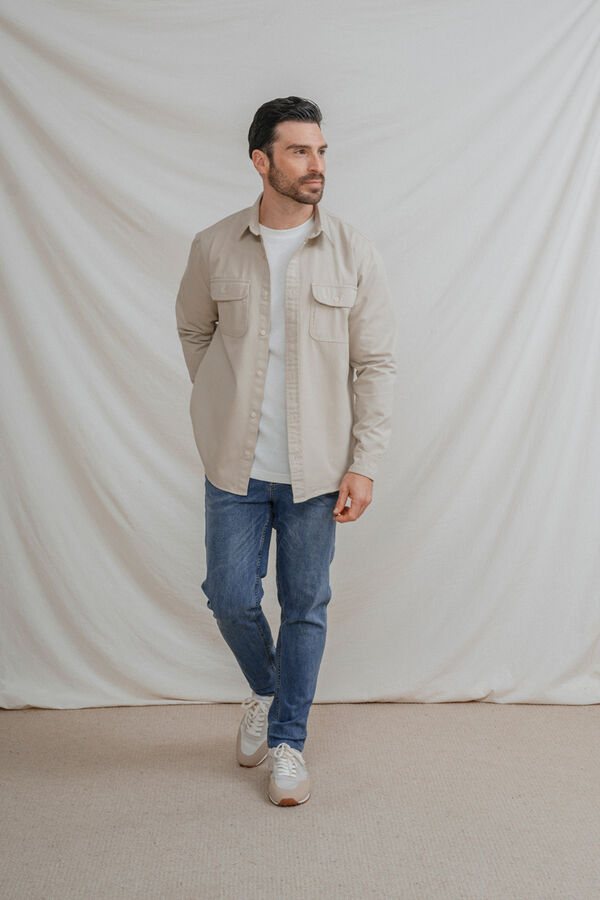 Celopman Sobrecamisa bege