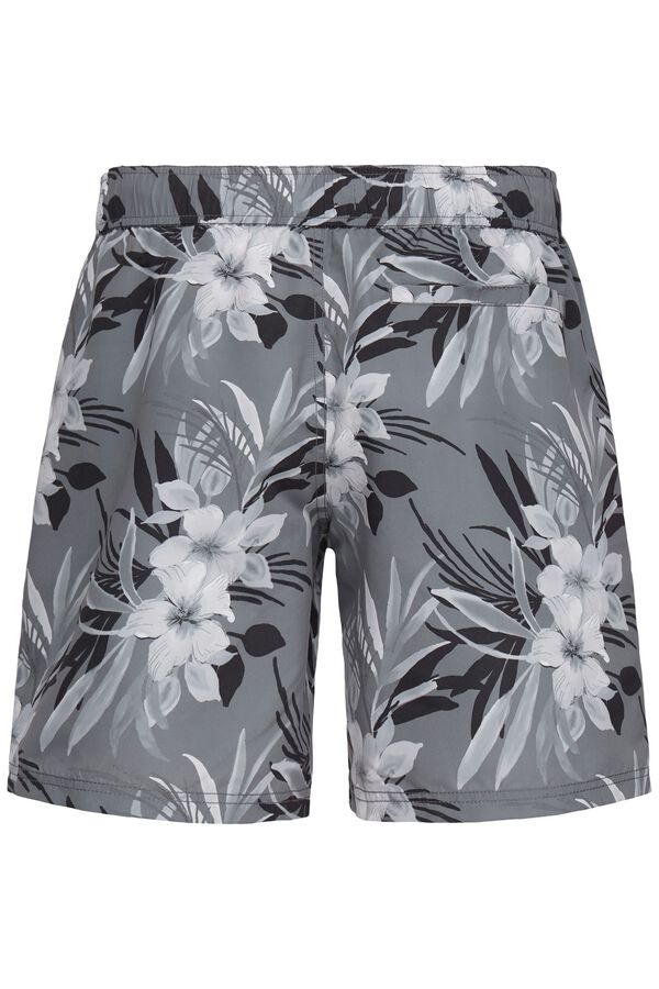 Blend PLUS Fato de banho estampado tamanho grande cinzento