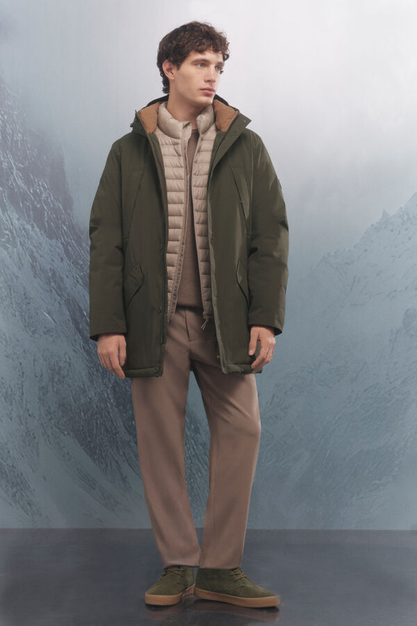 Springfield Casaco térmica acolchoada estampado