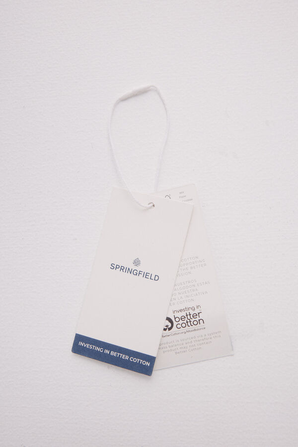 Springfield T-shirt risca estrutura verde
