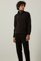 Izas Forro Polar Con Media Cremallera Jordan negro