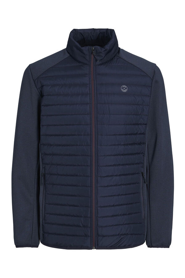 Jack & Jones Casaco acolchoado de gola alta azul