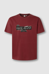 Pepe Jeans Short-sleeved T-shirt red