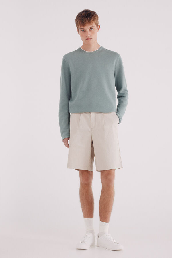 Springfield Camisola estruturada verde
