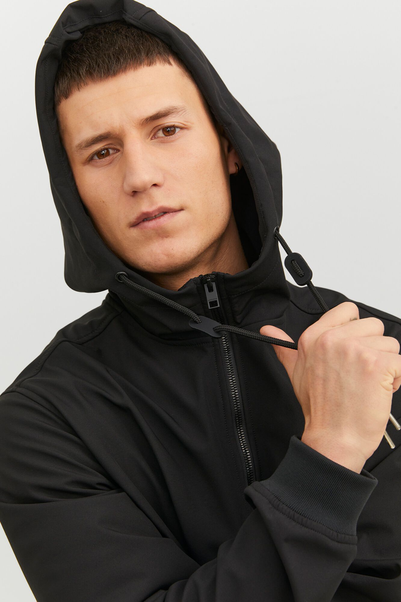 Jack & Jones Blus&atilde;o softshell com capuz