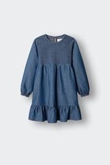 Springfield Kids Vestido de ganga para menina azul