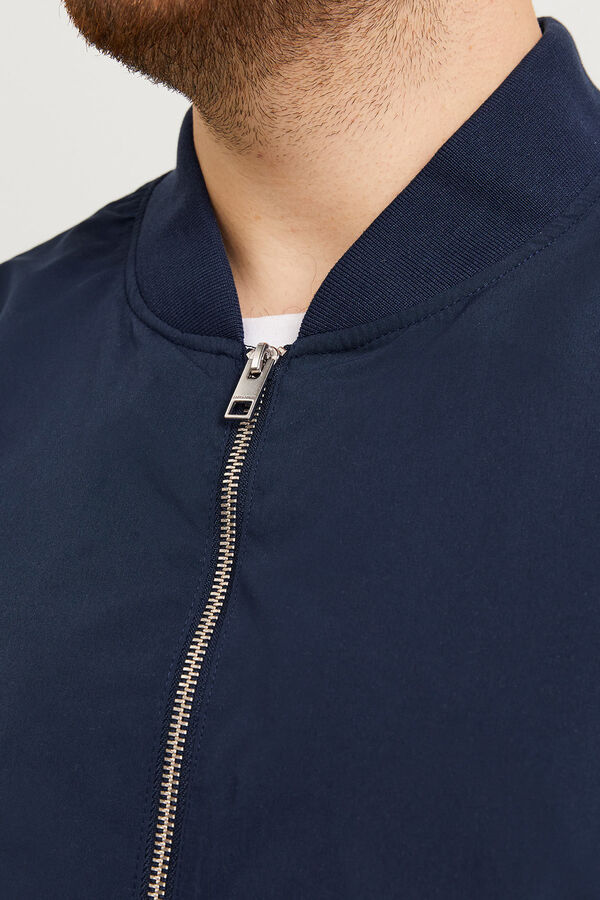 Jack & Jones PLUS Jaqueta bomber leve azul