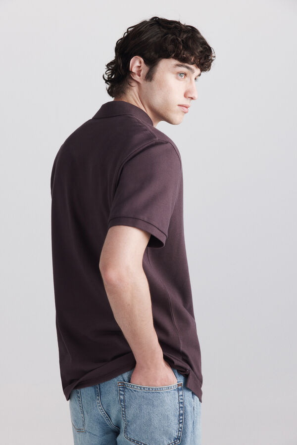 Springfield Polo piqu&eacute; b&aacute;sico Springfield regular fit estampado