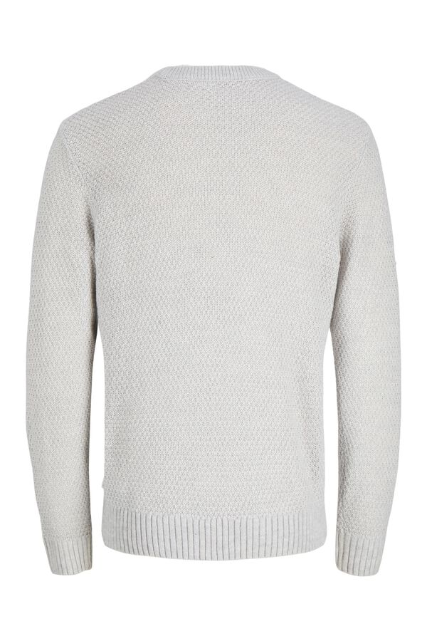 Jack & Jones Camisola regular gola redonda branco