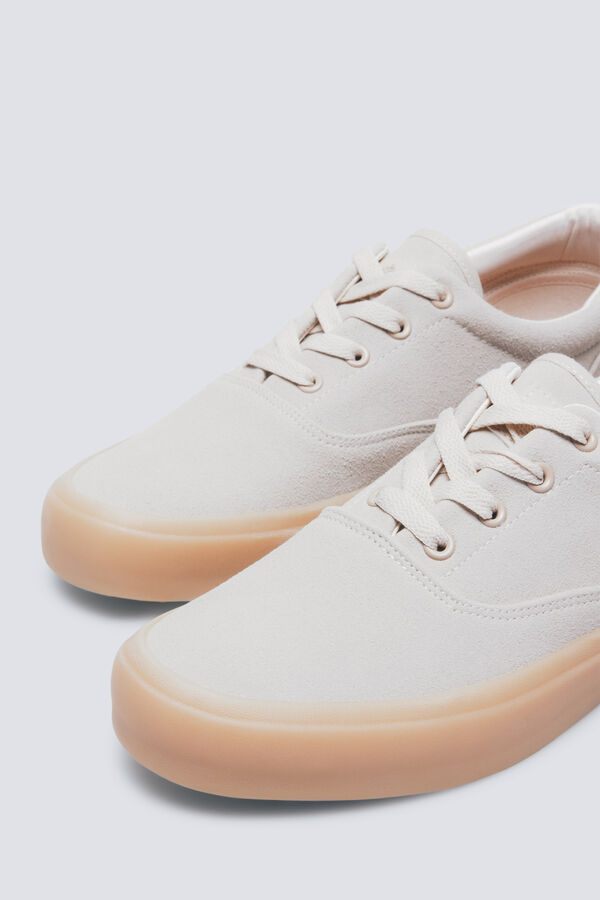 Springfield Zapatilla básica casual blanco