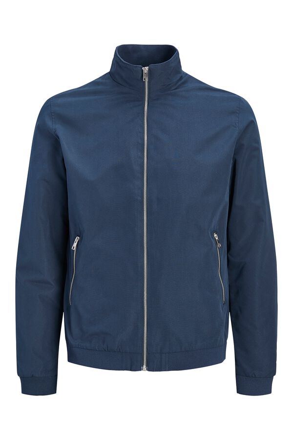Jack & Jones PLUS Blus&atilde;o bomber azul