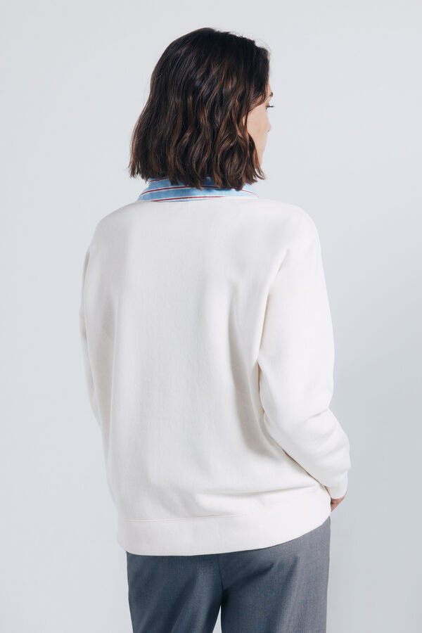 Springfield Sweatshirt com estampa urbana vison