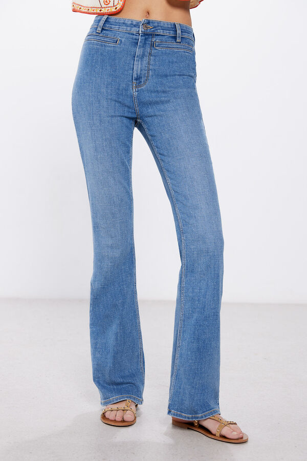Springfield 70's jeans azul aço