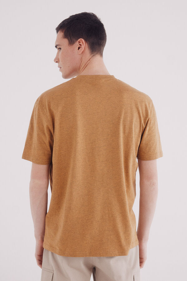 Springfield Basic melange t-shirt printed
