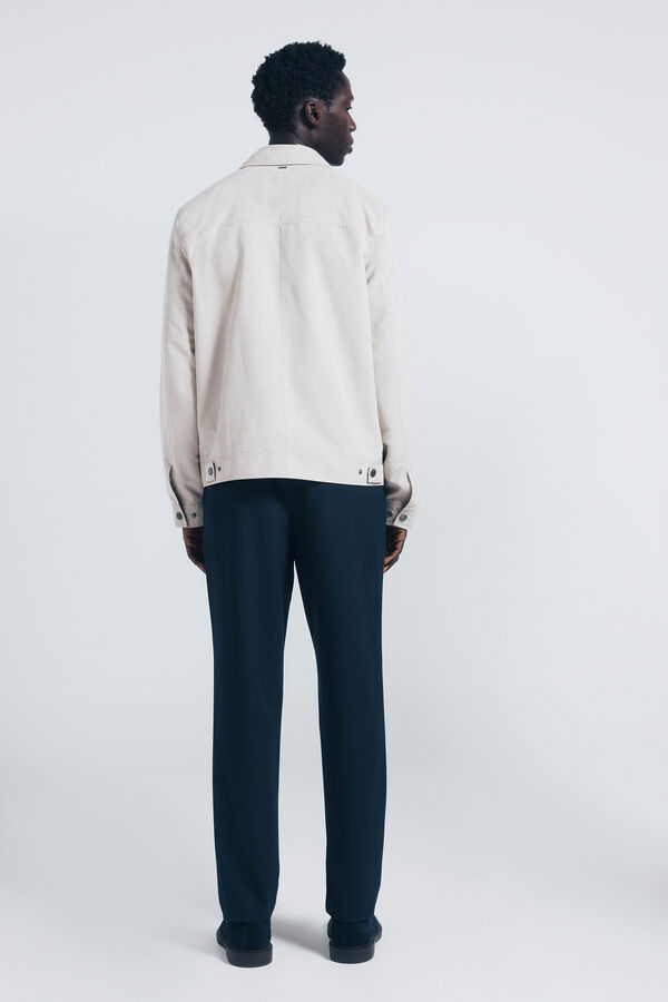 Springfield Calça calças chino estruturada Paul azul