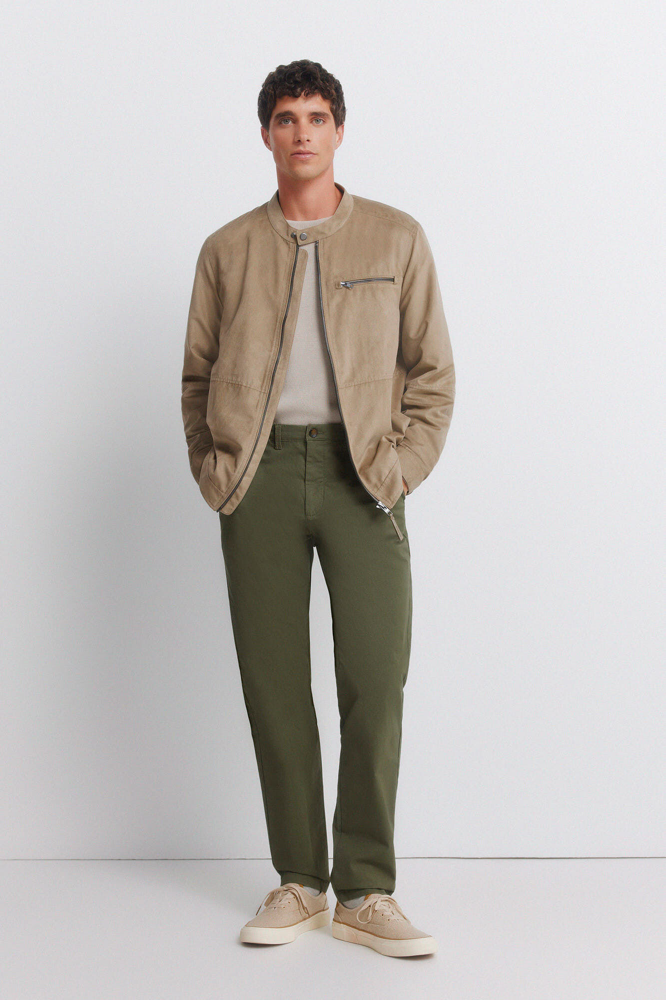 Springfield Cal&ccedil;as chino microestampado slim fit