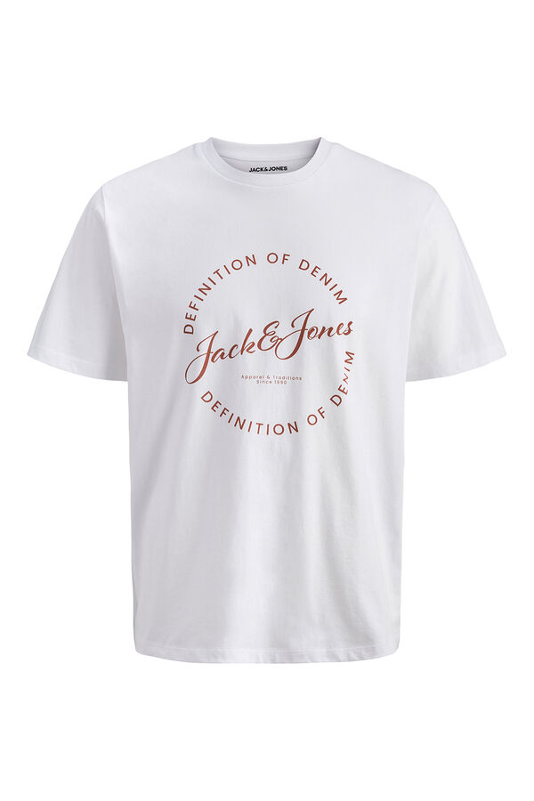 Jack & Jones Pack de tr&ecirc;s T-shirts em algod&atilde;o branco