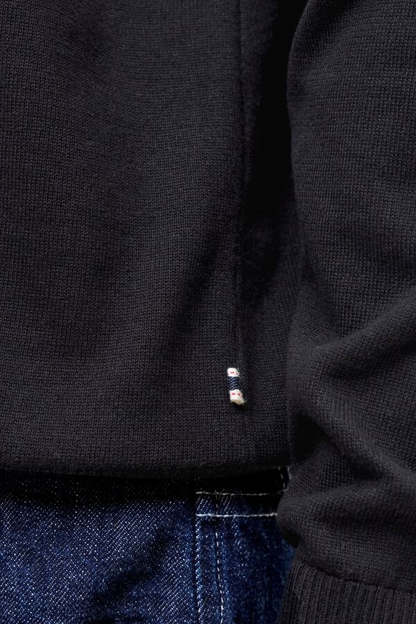 Jack & Jones Polo de malha 100% algod&atilde;o preto