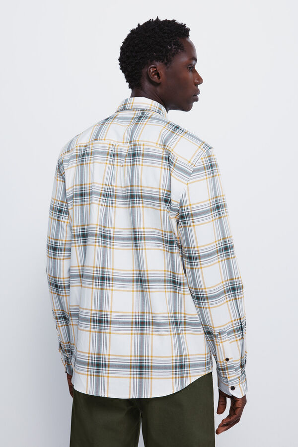 Springfield Camisa xadrez branco