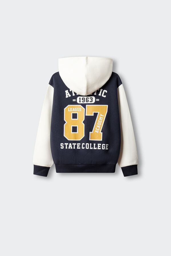 Springfield Kids Sweatshirt de basebol 87 para crian&ccedil;a azul